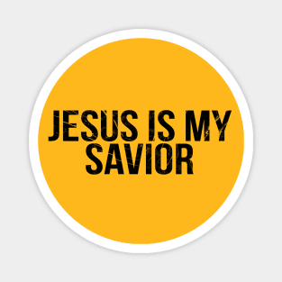 Jesus Is My Savior Cool Motivational Christian Magnet